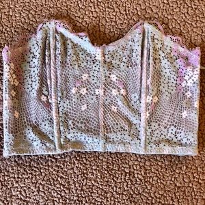 Victoria’s Secret lavender long-lined bra